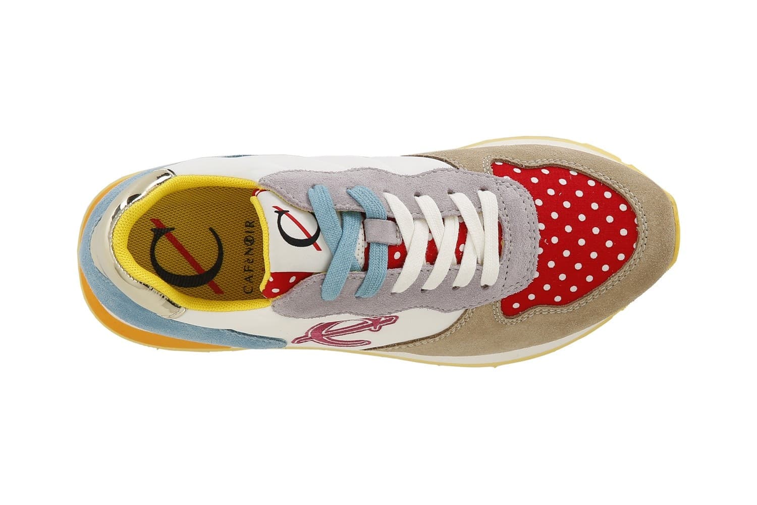 SNEAKERS IN PELLE SCAMOSCIATA E TESSUTO - 12