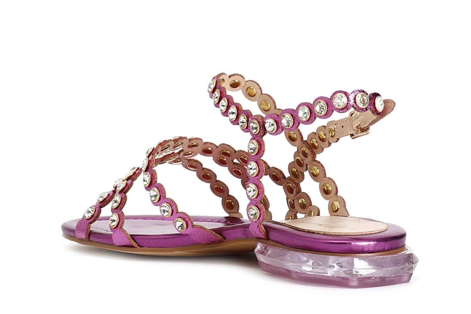 SANDALO ASIMMETRICO CON STRASS - 14