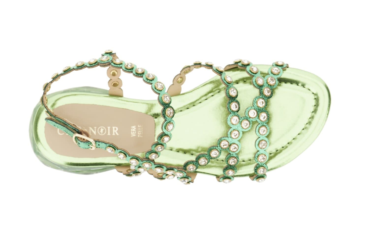 SANDALO ASIMMETRICO CON STRASS - 6