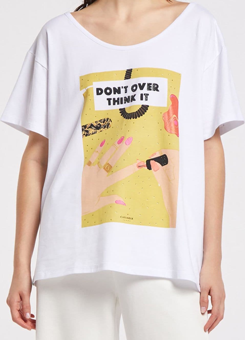 TSHIRT STAMPA UNGHIE SMALTATE - 3