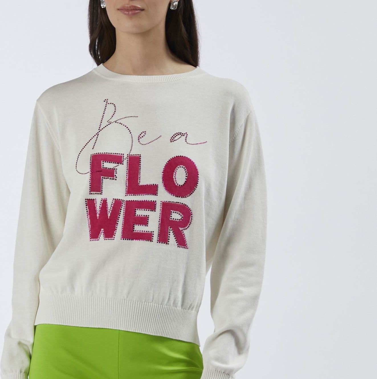 MAGLIA GIROCOLLO BE A FLOWER - 6