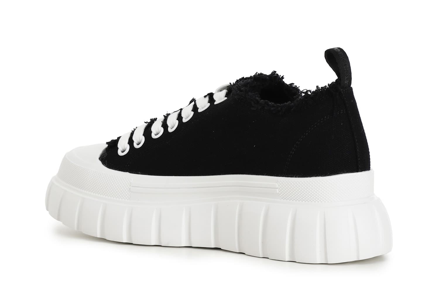 SNEAKERS ALLACCIATE IN TESSUTO CON FRANGE - 5
