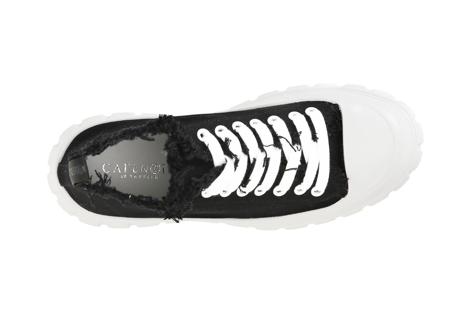 SNEAKERS ALLACCIATE IN TESSUTO CON FRANGE - 6