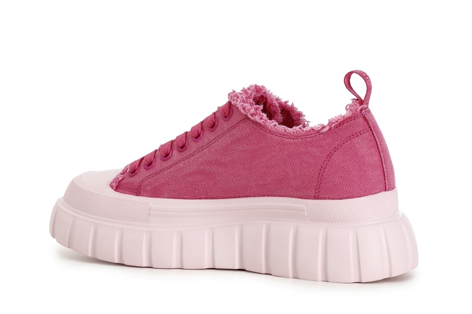 SNEAKERS ALLACCIATE IN TESSUTO CON FRANGE - 8