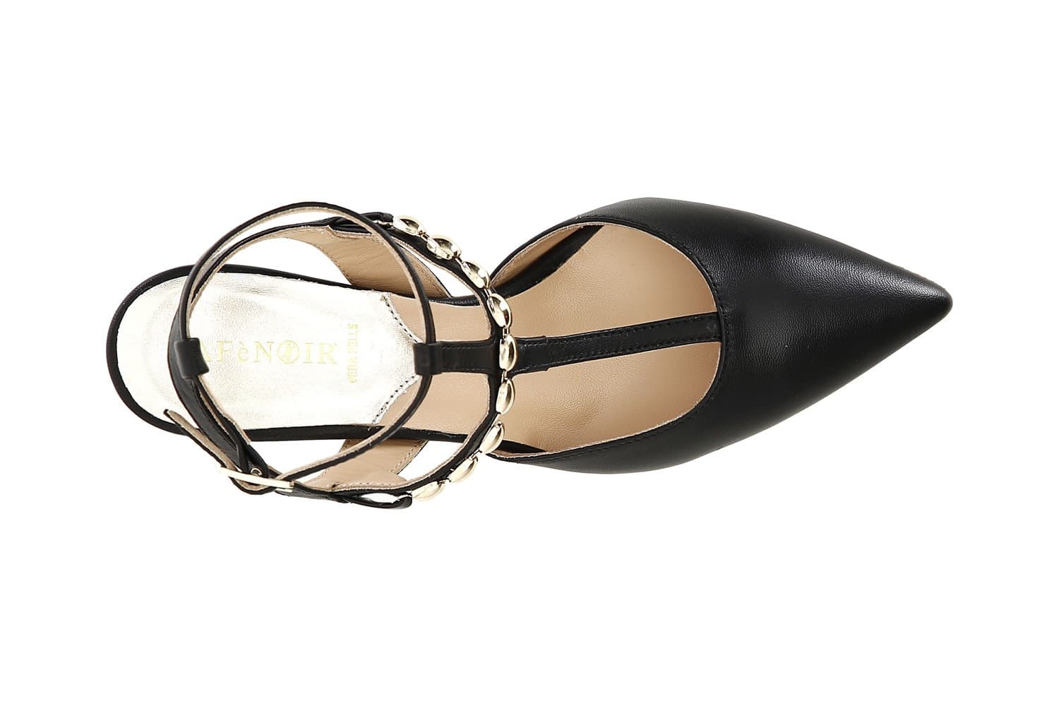 SCARPE IN PELLE CON LACCIO ALLA CAVIGLIA E ACCESSORIO - 6