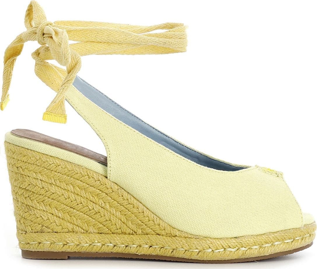 SCARPE APERTE IN CANVAS SU ZEPPA CORDA - 11