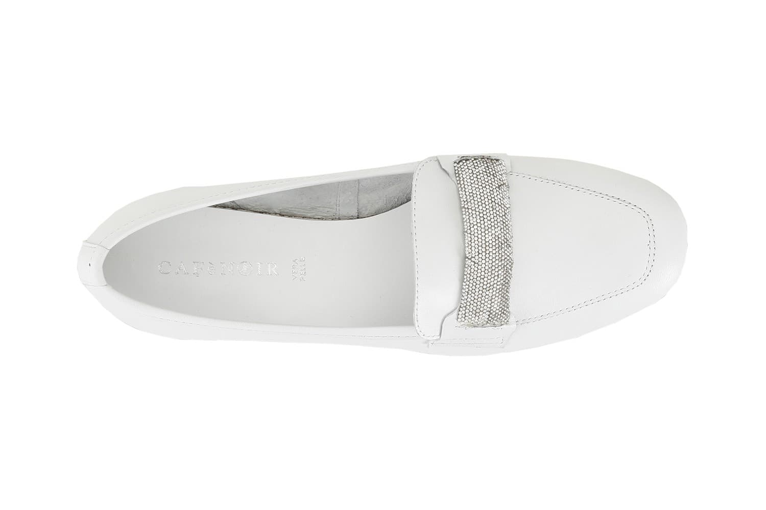 MOCASSINO IN PELLE CON PASSANTE IN MICROSTRASS - 12
