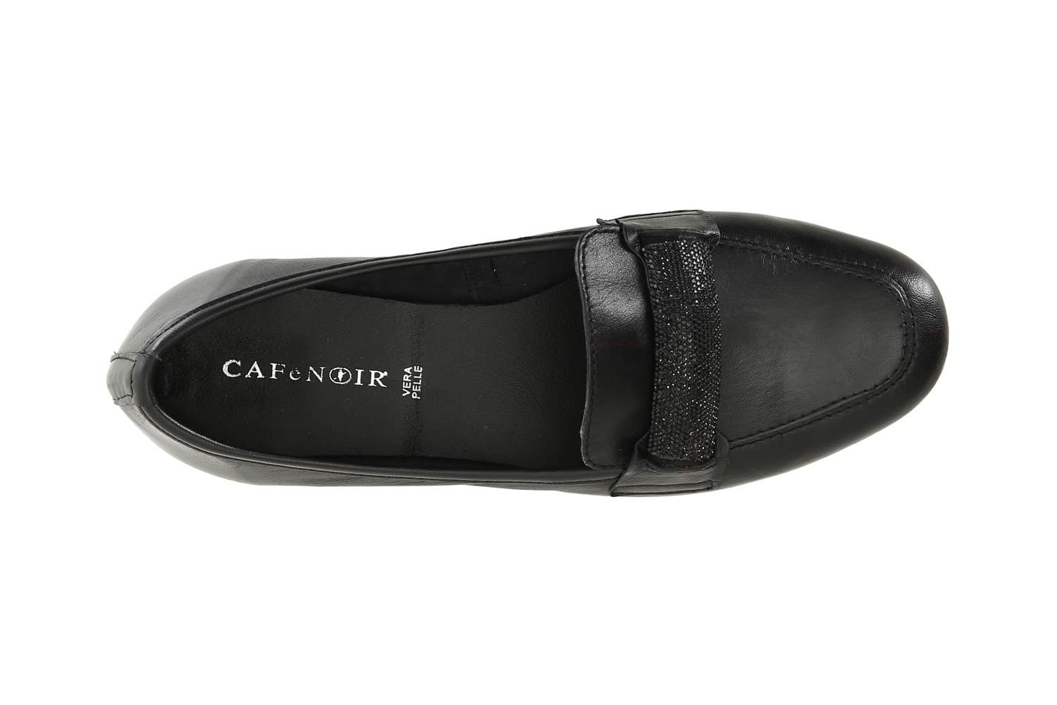 MOCASSINO IN PELLE CON PASSANTE IN MICROSTRASS - 9