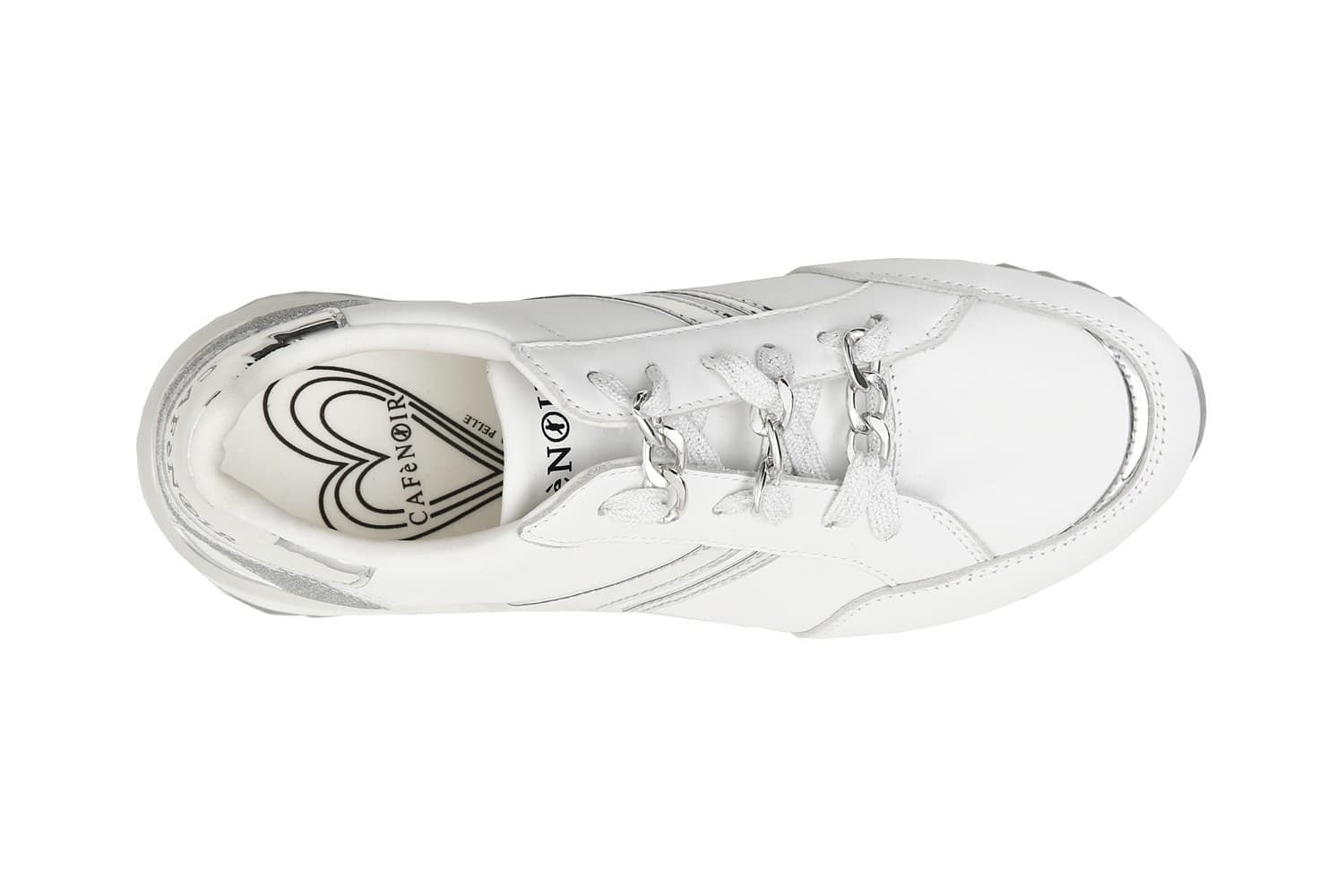SNEAKERS IN PELLE CON DETTAGLIO CATENA - 6