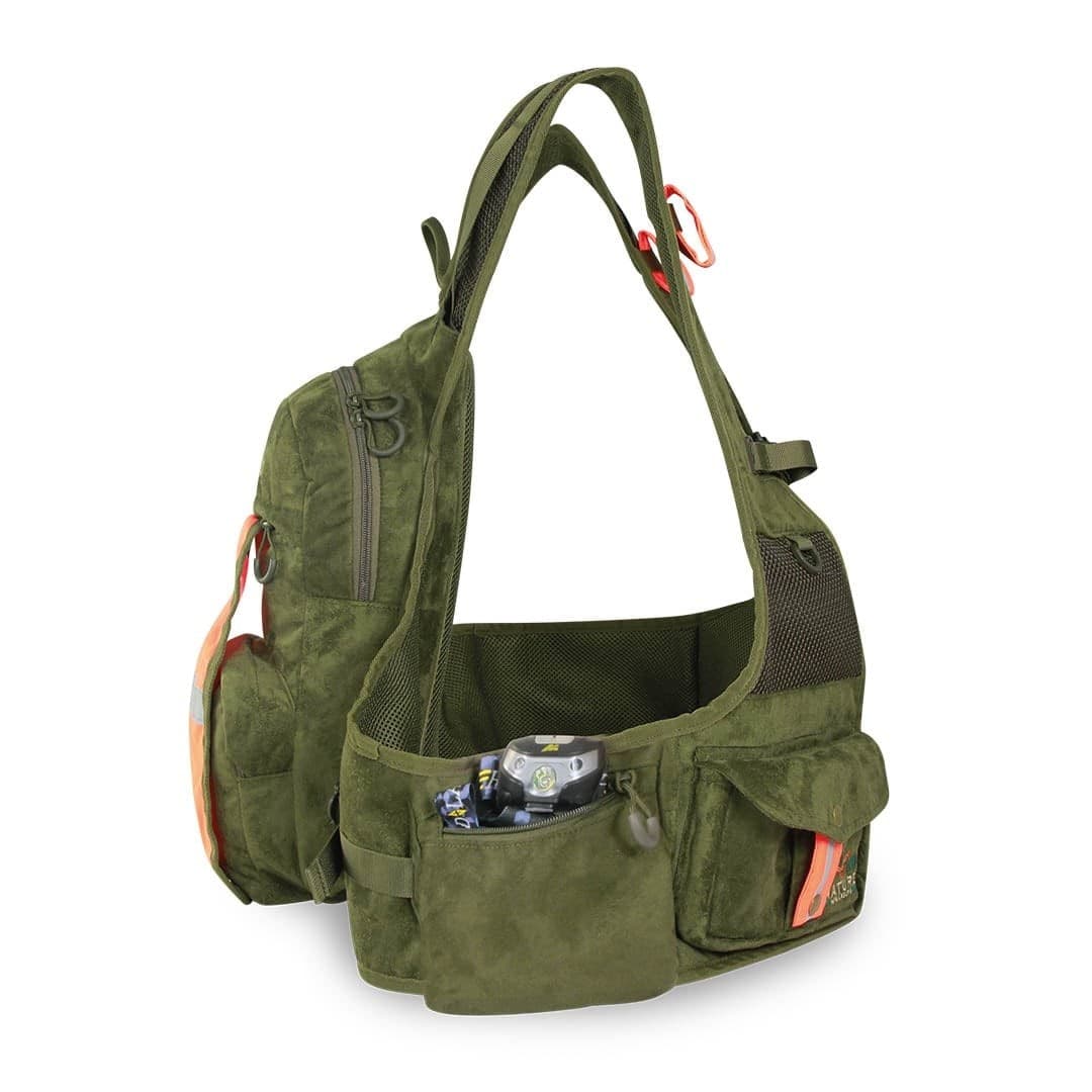 Nature by Marsupio Zaino Gilet per la caccia suede Selva - 5