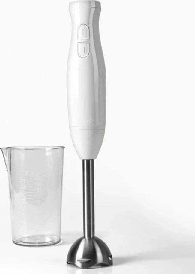 FRULLATORE A IMMERSIONE 200W CON BICCHIERE 500ML TRITATUTTO 2 VELOCITA’ MIXER FRUTTA - 4