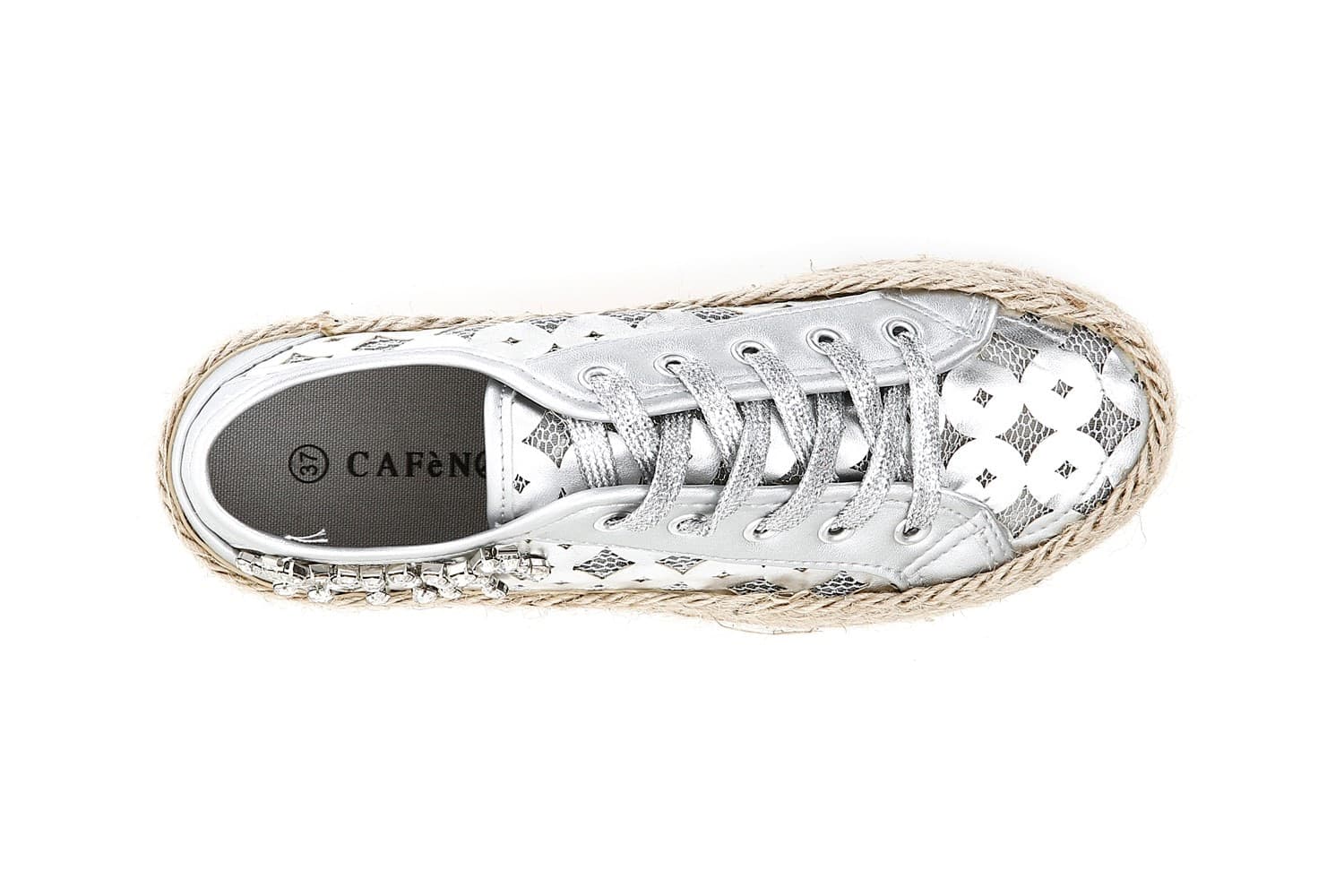 SNEAKERS FASCIA CORDA CON ACCESSORIO STRASS - 3