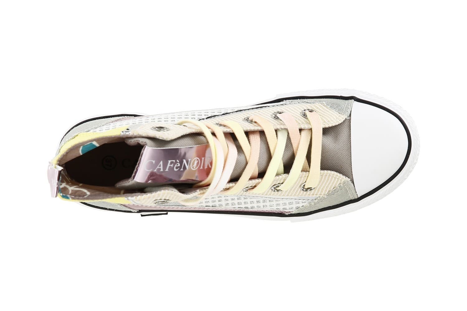 SNEAKERS MID PATCHWORK IN TESSUTO - 3