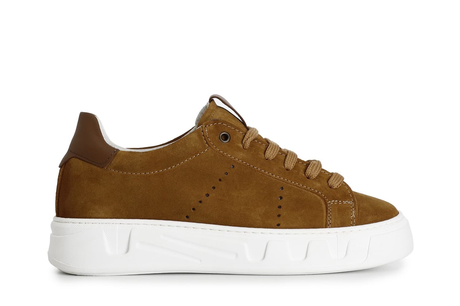 SNEAKERS IN PELLE SCAMOSCIATA - 12