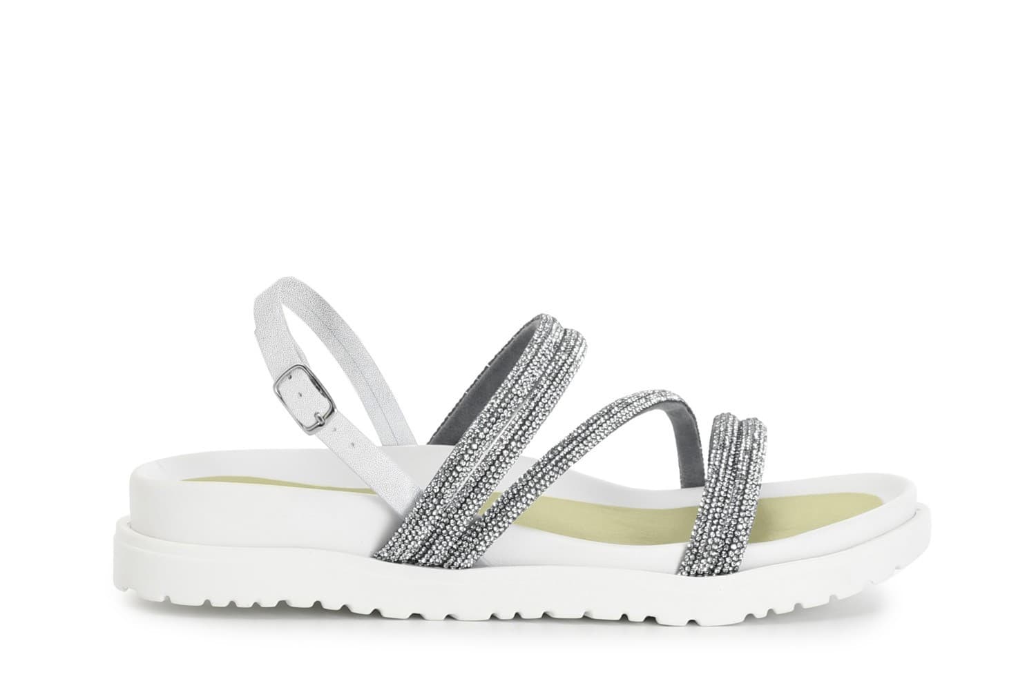 SANDALO FASCE CON STRASS - 14