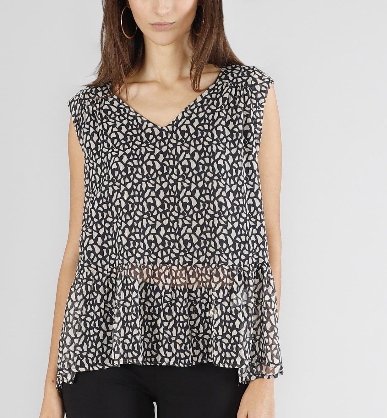 BLUSA IN GEORGETTE STAMPATA - 3