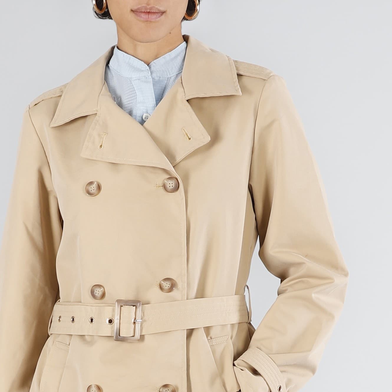 TRENCH  CON CINTURA - 2