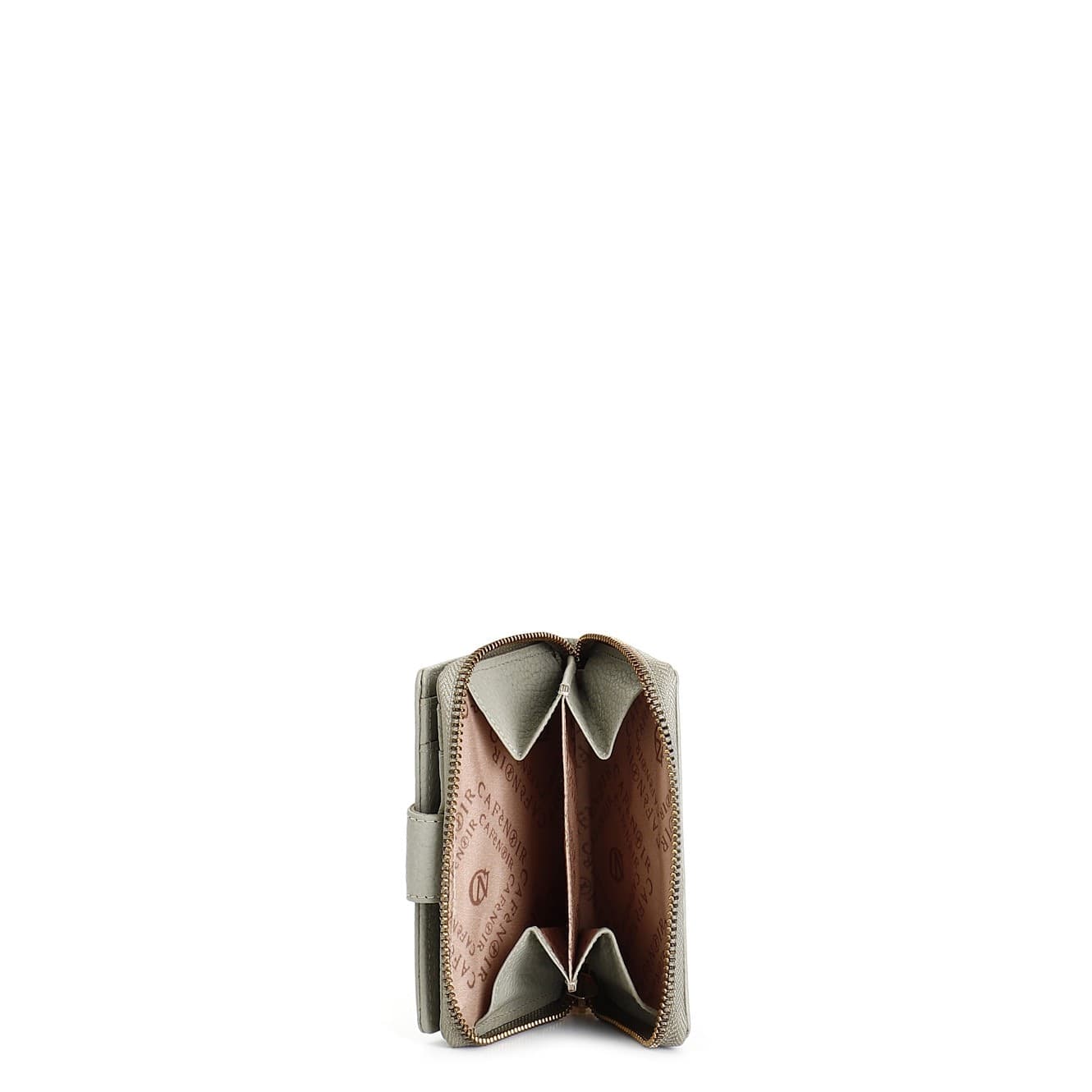 PORTAFOGLIO  DONNA IN PELLE CON PORTASPICCIOLI CON ZIP - 2
