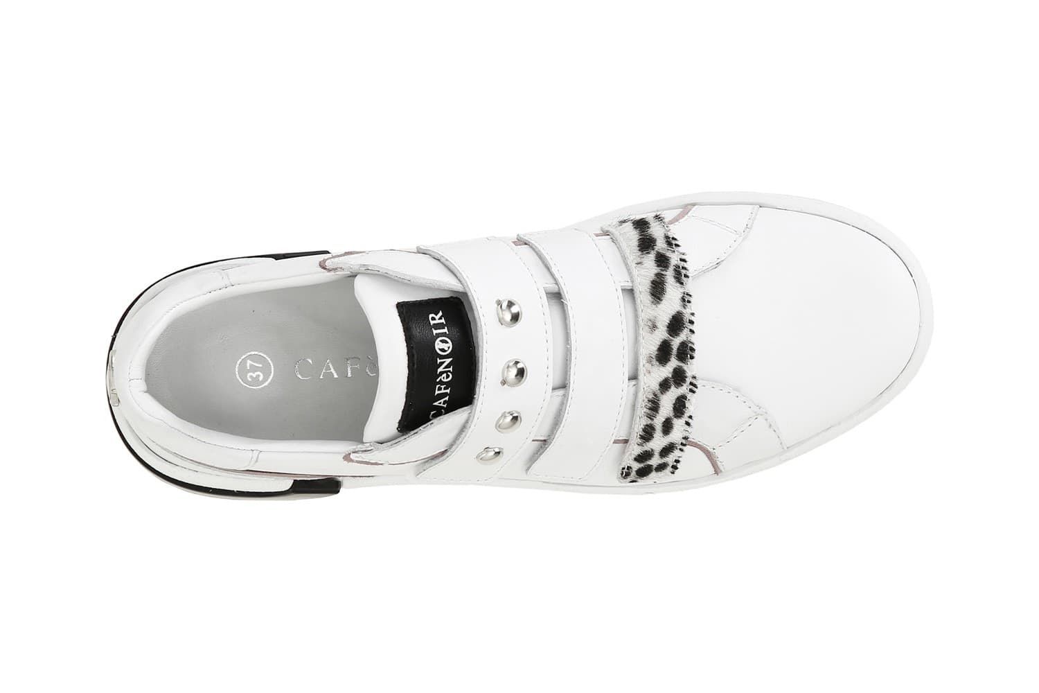SNEAKERS IN PELLE CON STRAP - 6