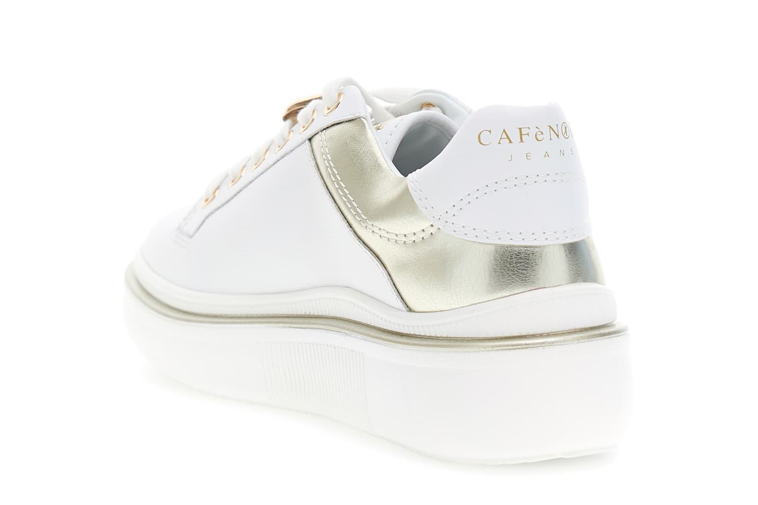 SNEAKER ALLACCIATA IN PELLE RIVESTITA - 2