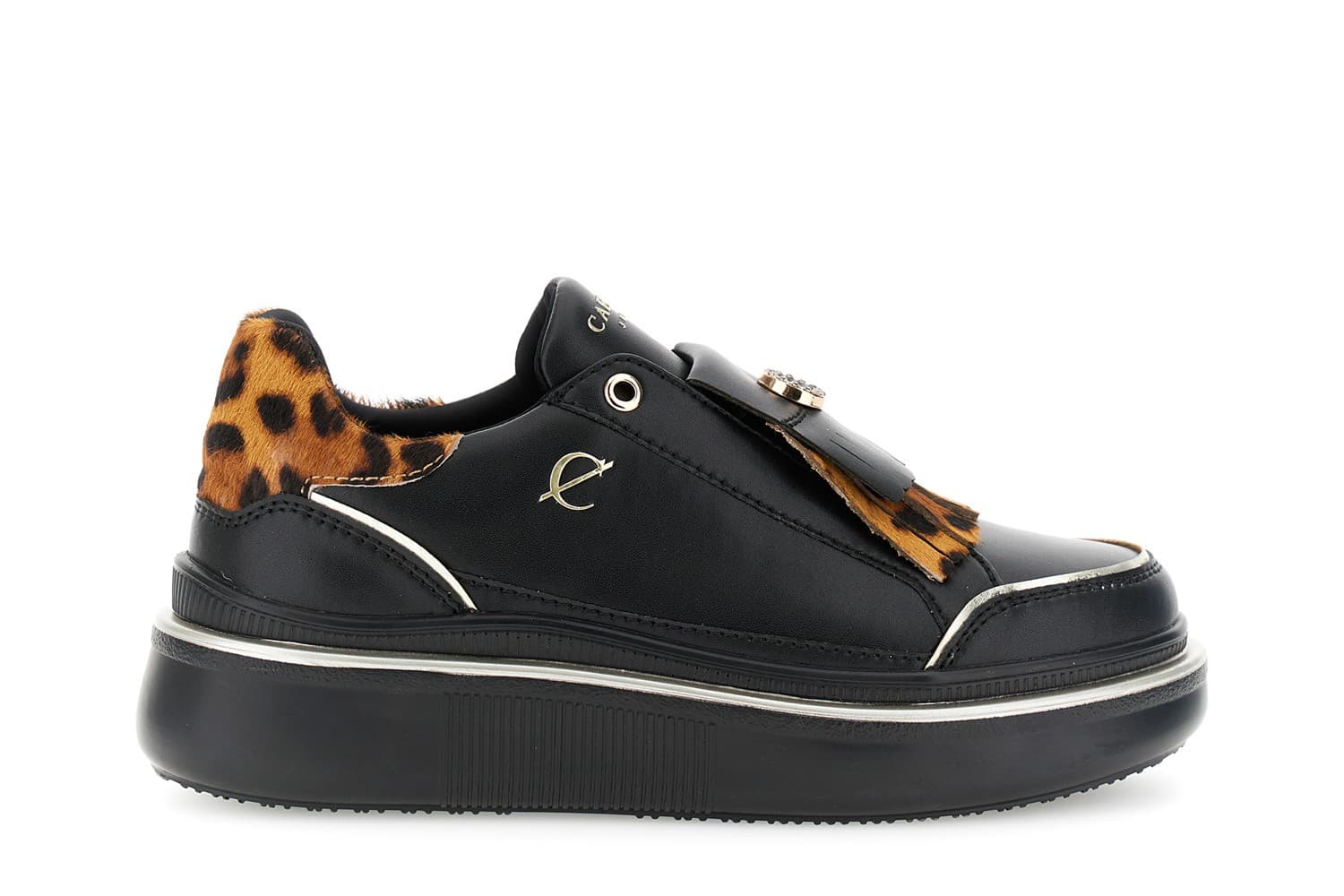 SLIPON IN PELLE RIVESTITA CON RIPORTI IN PELLE EFFETTO CAVALLINO - 7