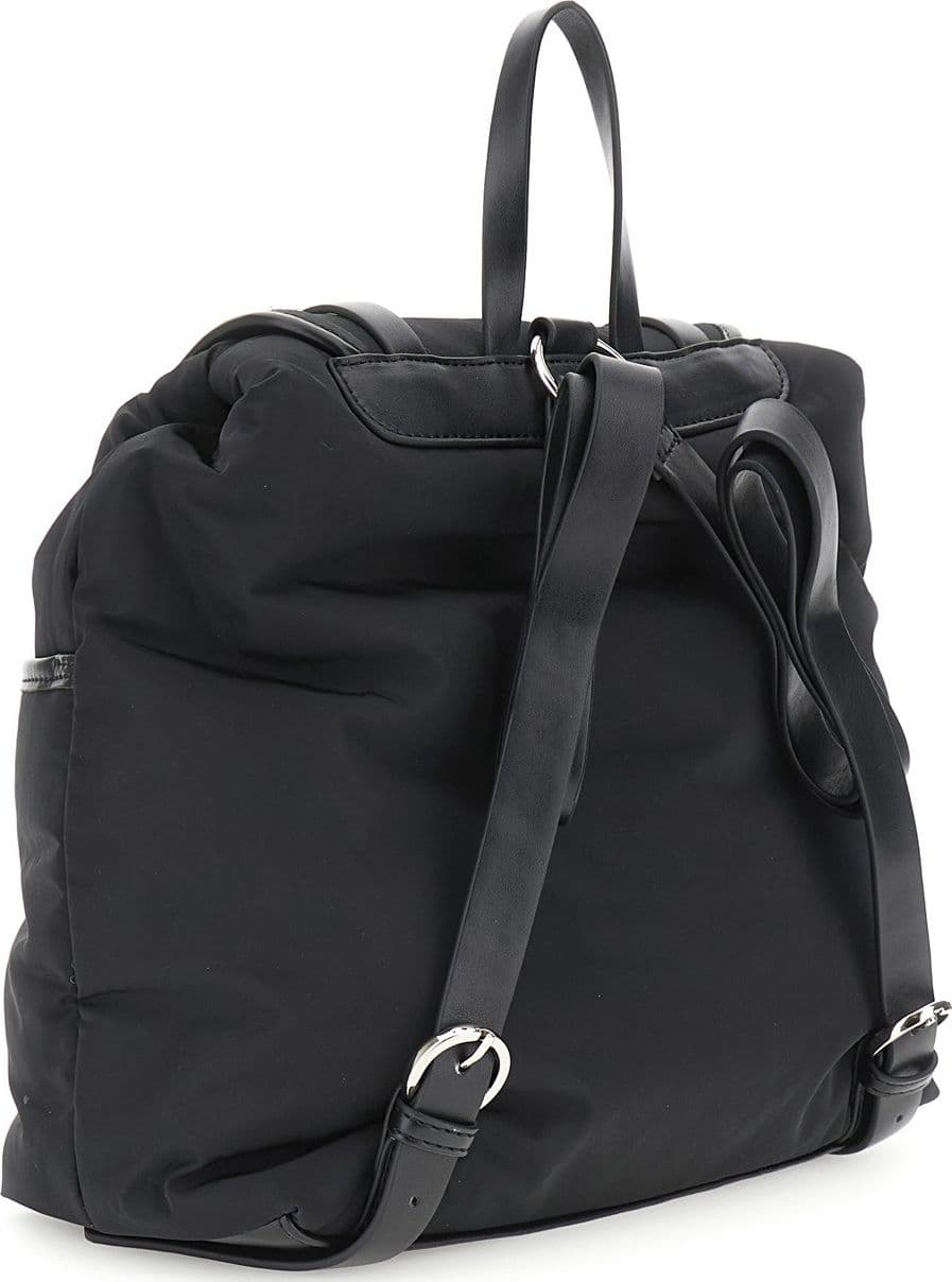 ZAINO IN NYLON CON CINGHIE REGOLABILI CON FIBBIE E OCCHIELLI A VELA - 4