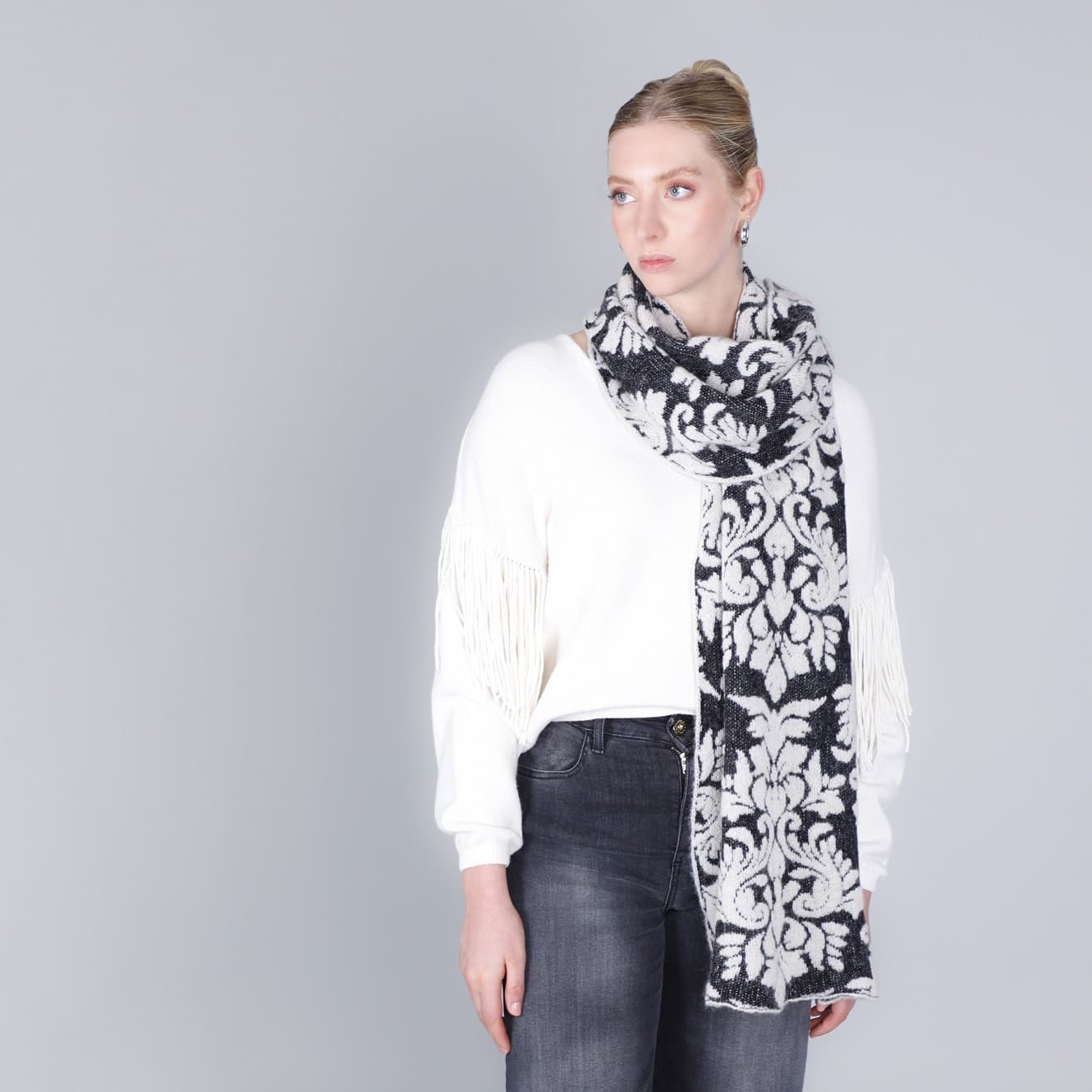 SCIARPA  LAVORAZIONE JACQUARD - 2