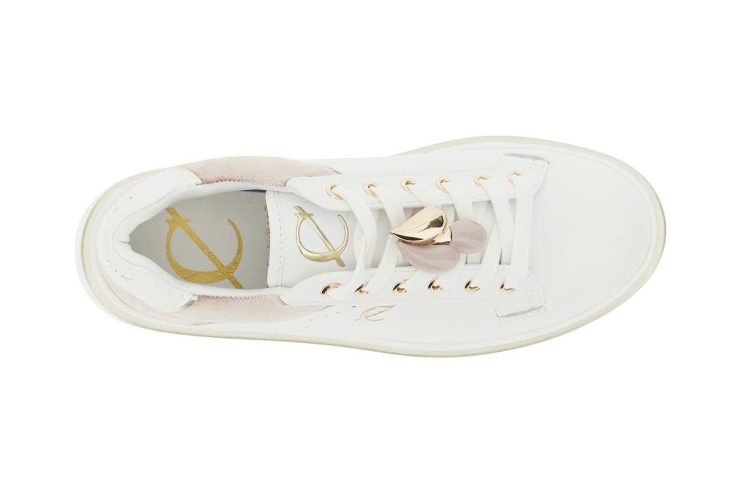 SNEAKER ALLACCIATA IN PELLE RIVESTITA CON INSERTO IN VELLUTO - 9