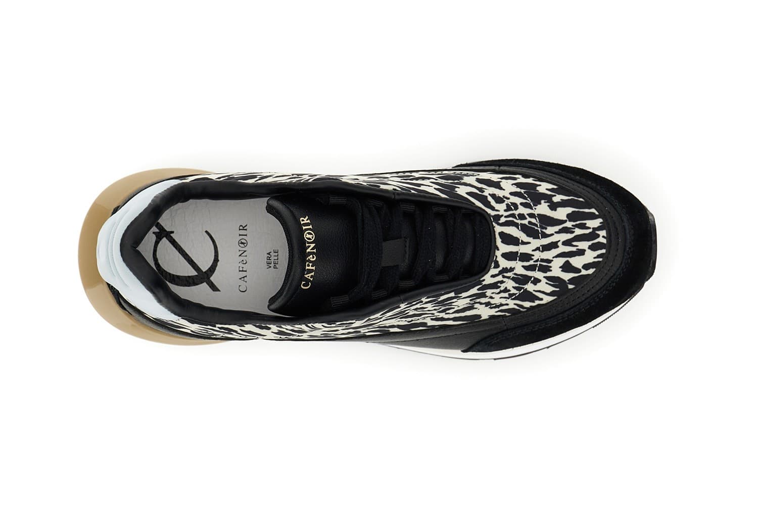 RUNNING IN NYLON STAMPA ANIMALIER E PELLE - 6
