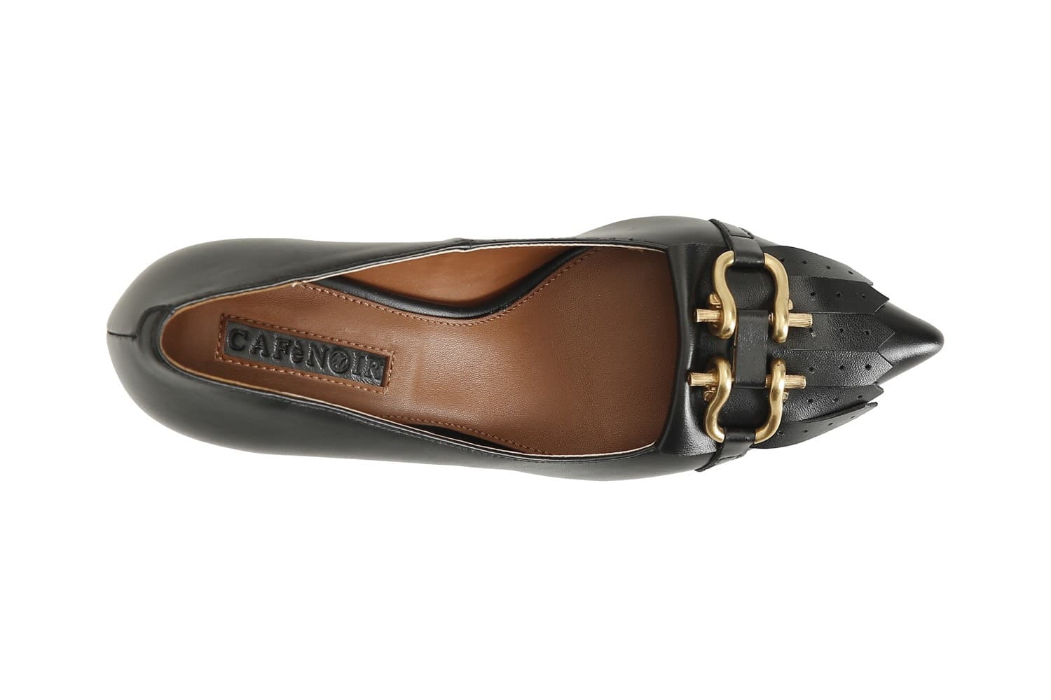 DECOLLETE IN PELLE CON ACCESSORIO TACCO70 - 6