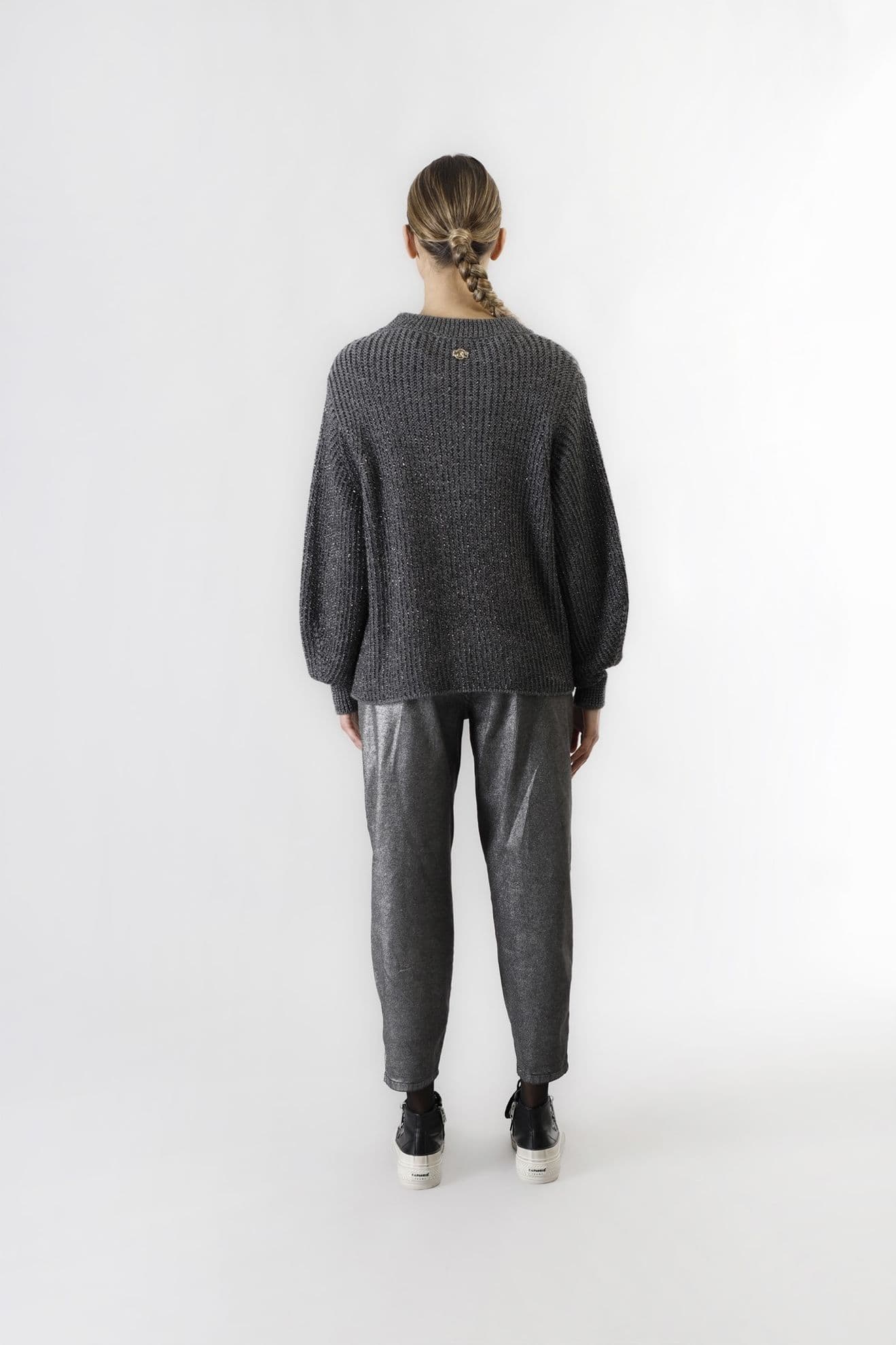 MAGLIONE COLLO A CICLISTA  CON LUREX - 5
