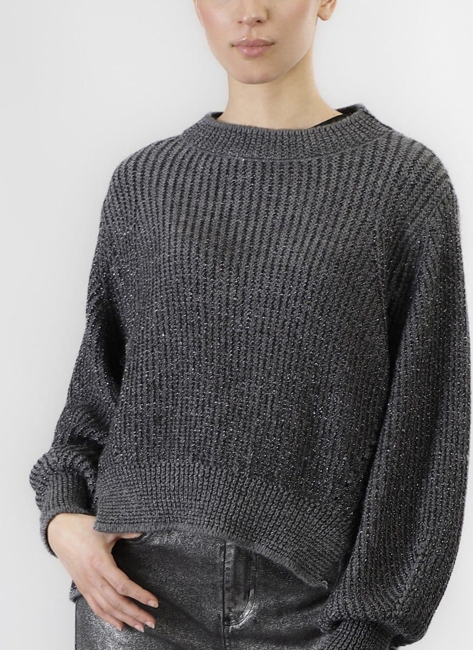 MAGLIONE COLLO A CICLISTA  CON LUREX - 6