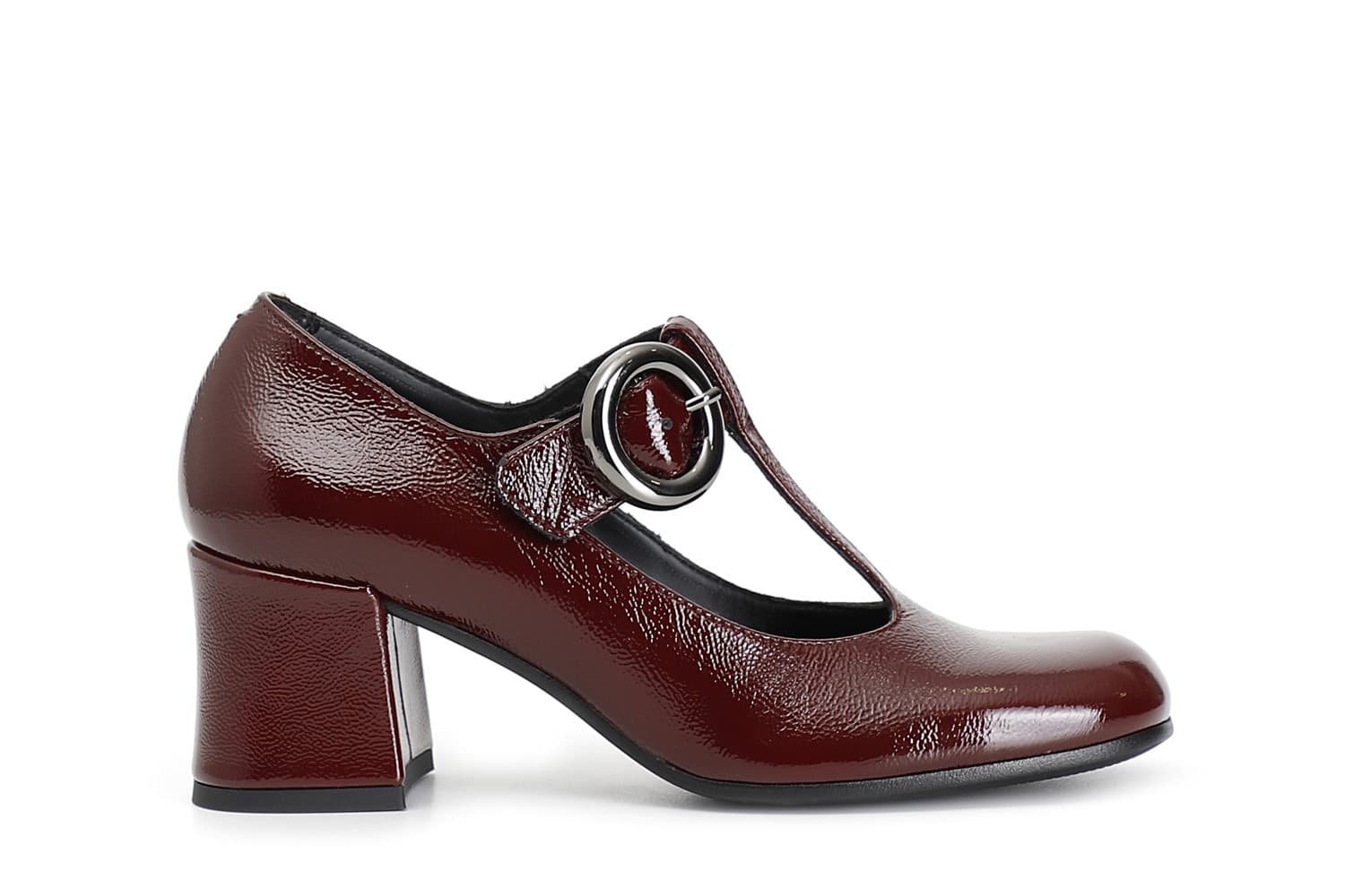 SCARPA IN VERNICE CON FIBBIA - 4