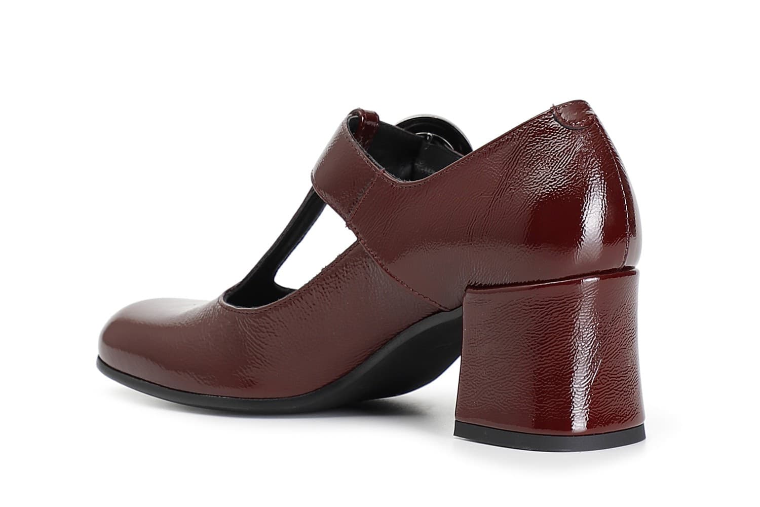 SCARPA IN VERNICE CON FIBBIA - 5