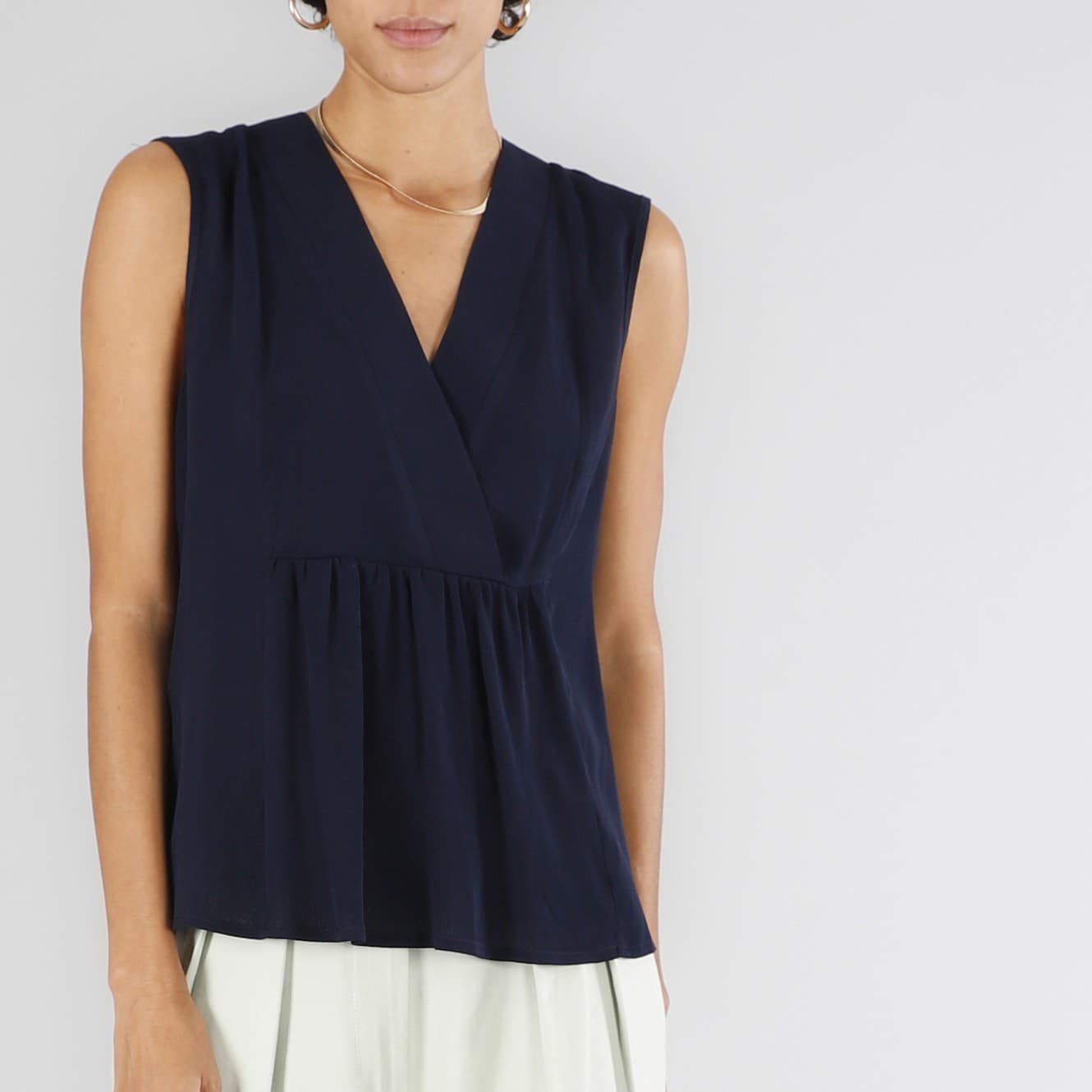 BLUSA SMANICATA IN MAROCAINE - 3