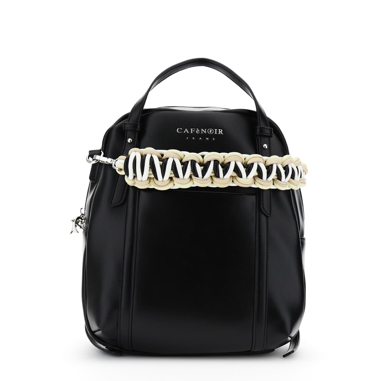 ZAINO CON MANICI  E ACCESSORIO TRACOLLAINTRECCIATA MULTICOLOR - 12