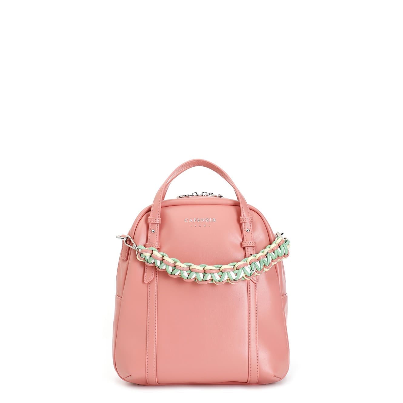 ZAINO CON MANICI  E ACCESSORIO TRACOLLAINTRECCIATA MULTICOLOR - 6