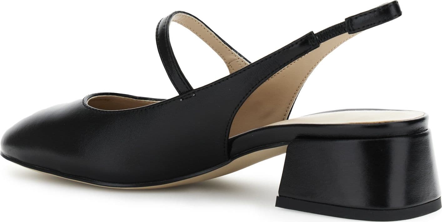 BALLERINA IN PELLE VERNICE CON ACCESSORIO BOTTONE - 5