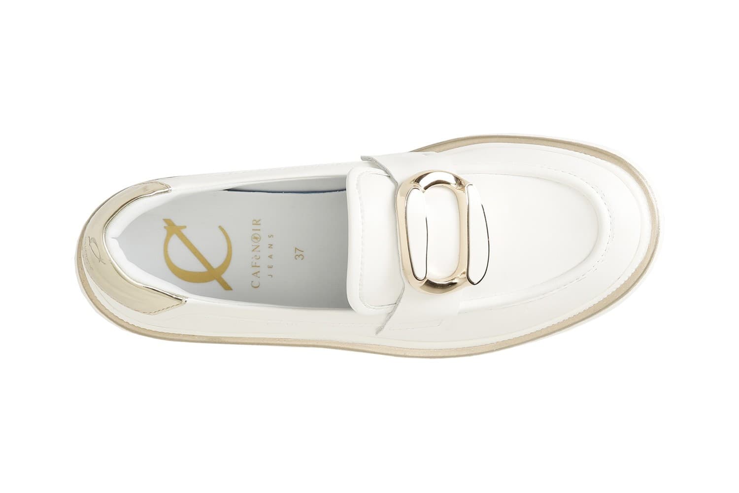 MOCASSINO IN PELLE CON ACCESSORIO SMALTATO - 6