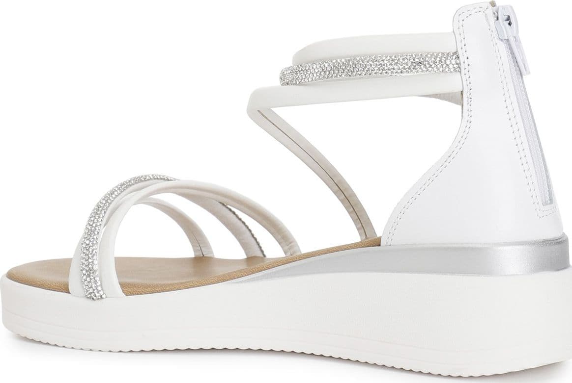 SANDALO ASIMMETRCO CON TOPPONE E STRASS - 8
