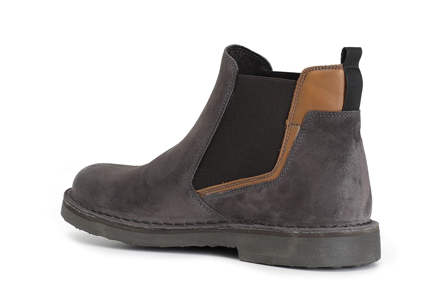 TRONCHETTO IN PELLE SCAMOSCIATA CON ELASTICO - 8