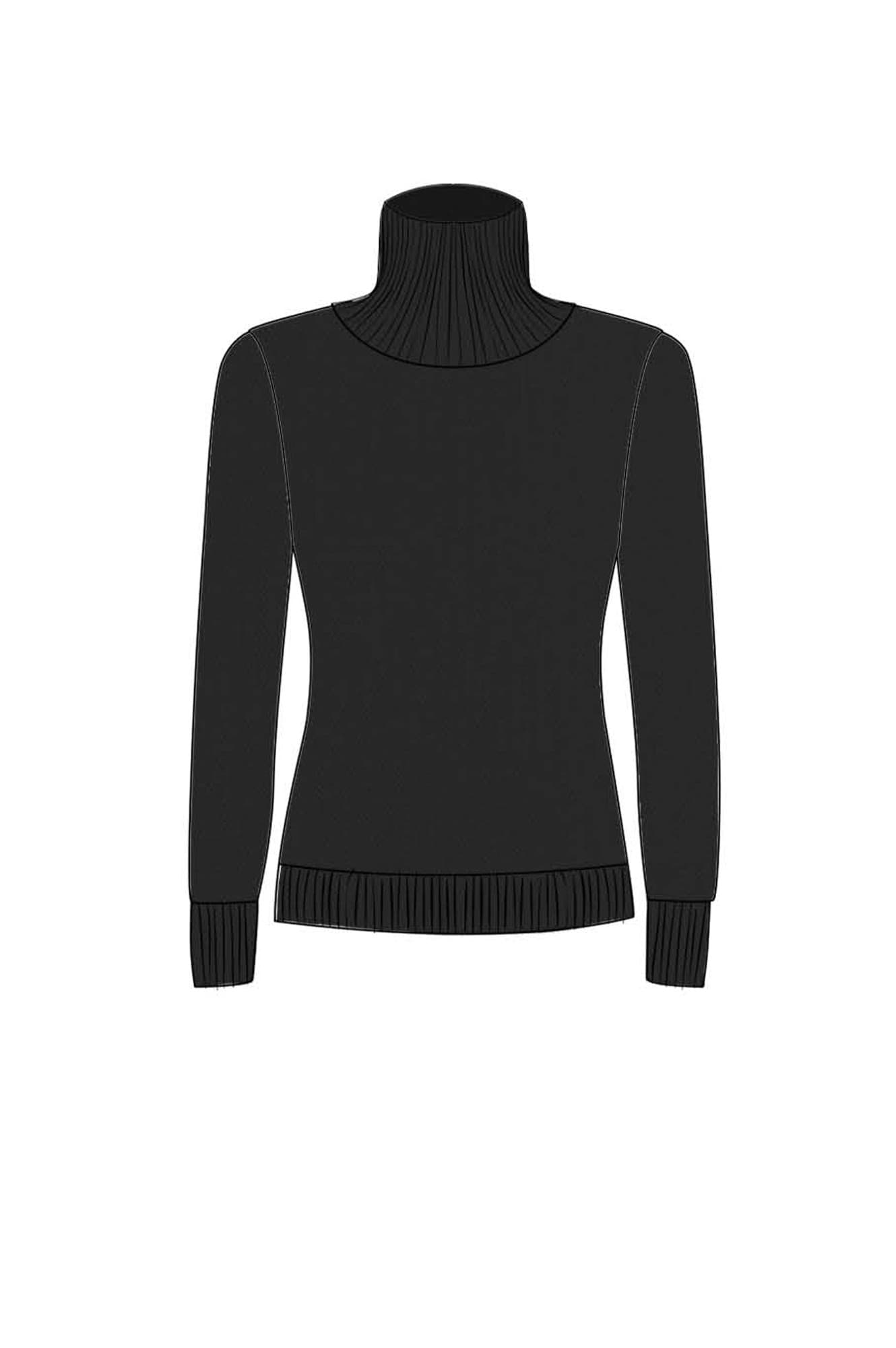 MAGLIA BASICA COLLO ALTO - 8