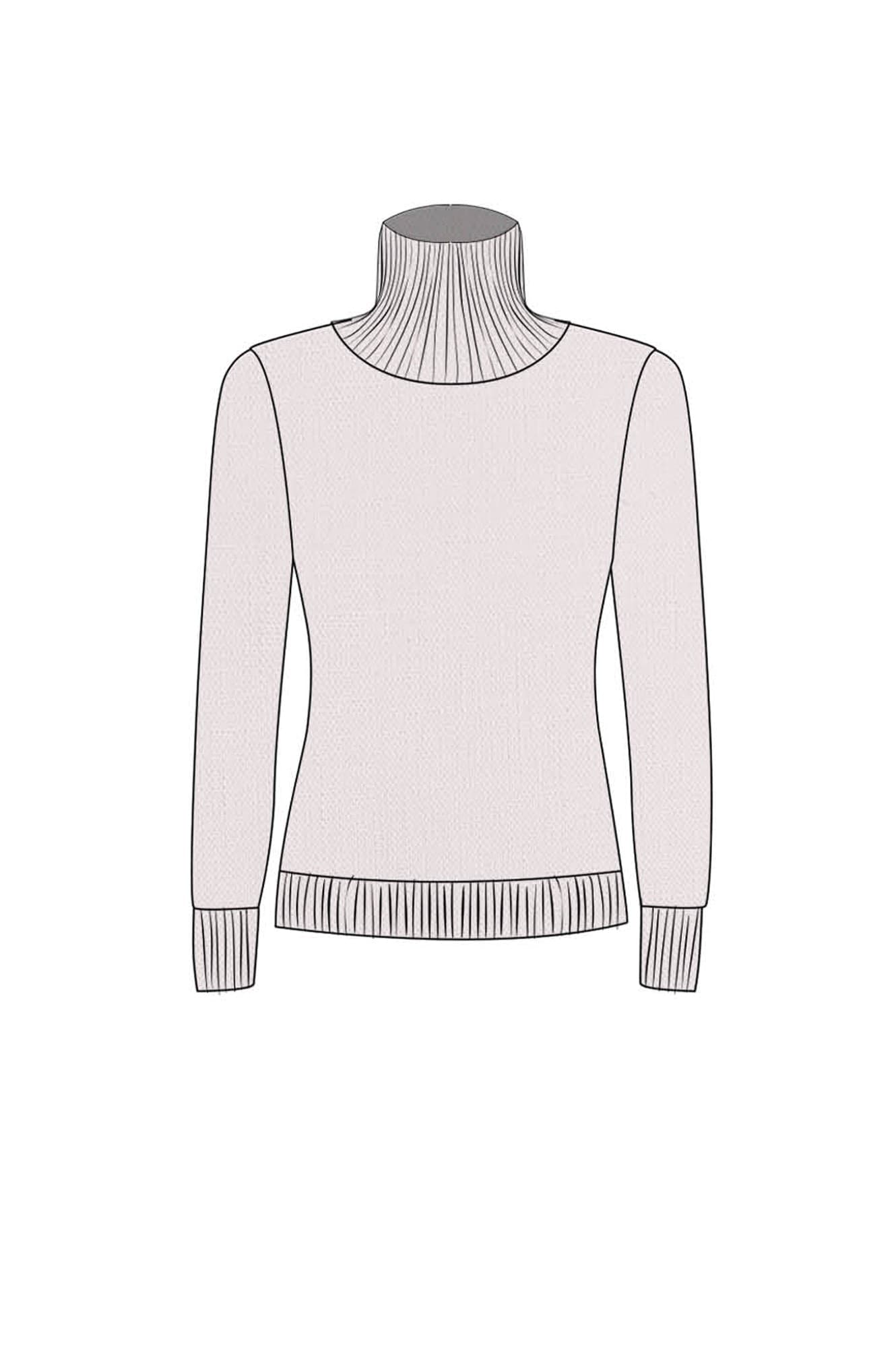 MAGLIA BASICA COLLO ALTO - 6