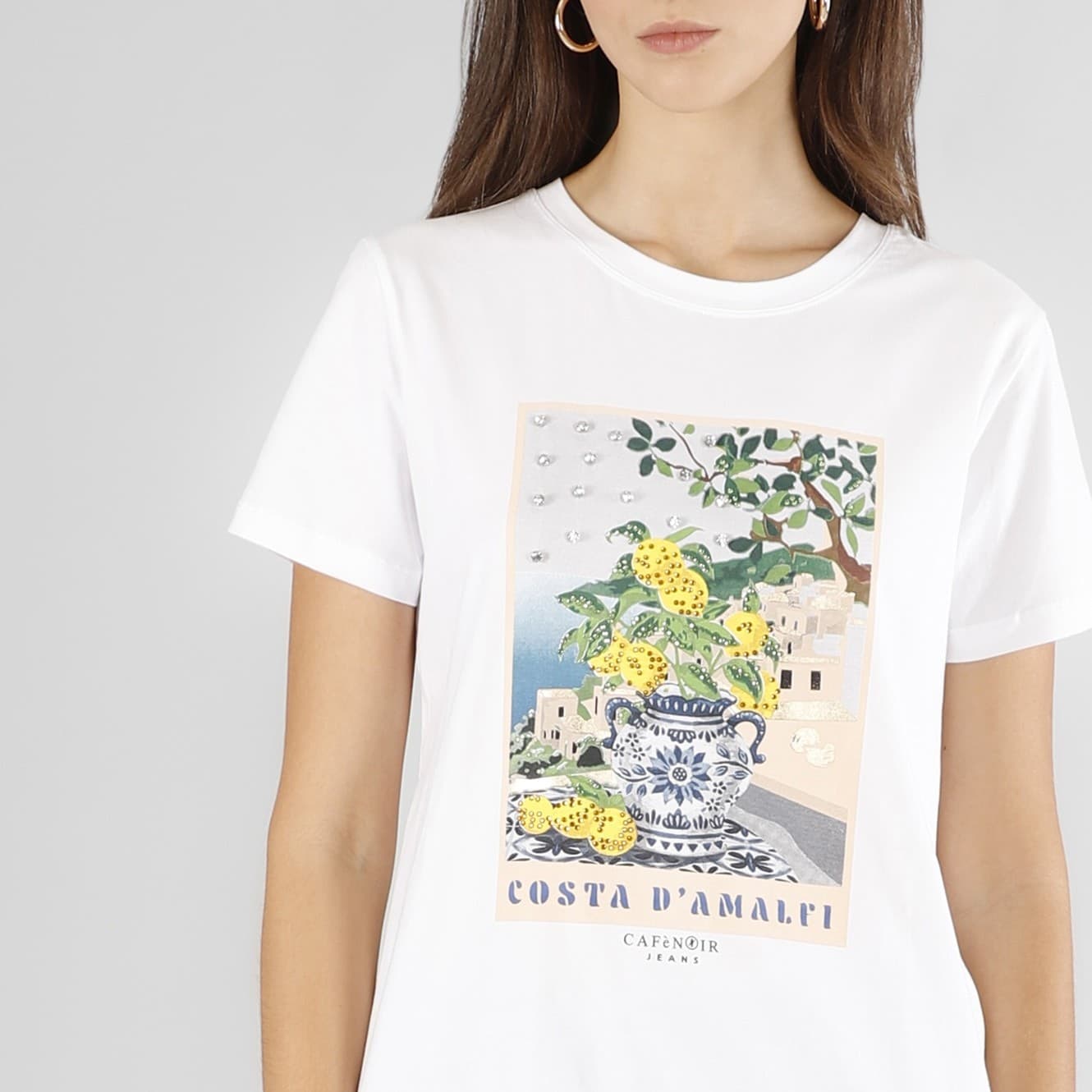 TSHIRT  MANICA CORTA STAMPA COSTA D'AMALFI - 2