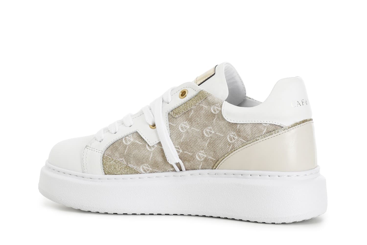 SNEAKERS IN TESSUTO E PELLE - 5