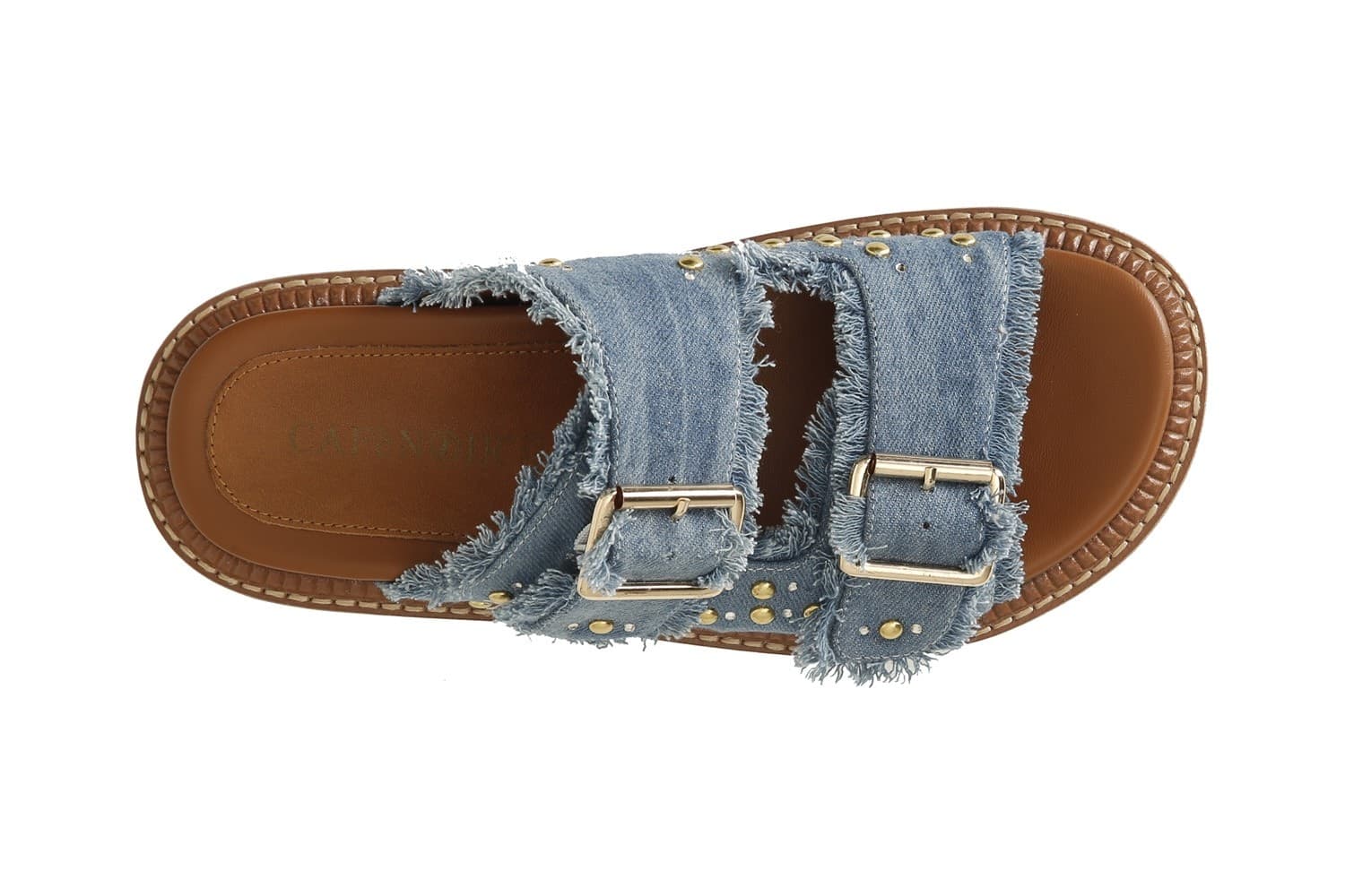 CIABATTA DENIM DOPPIA FIBBIA - 3