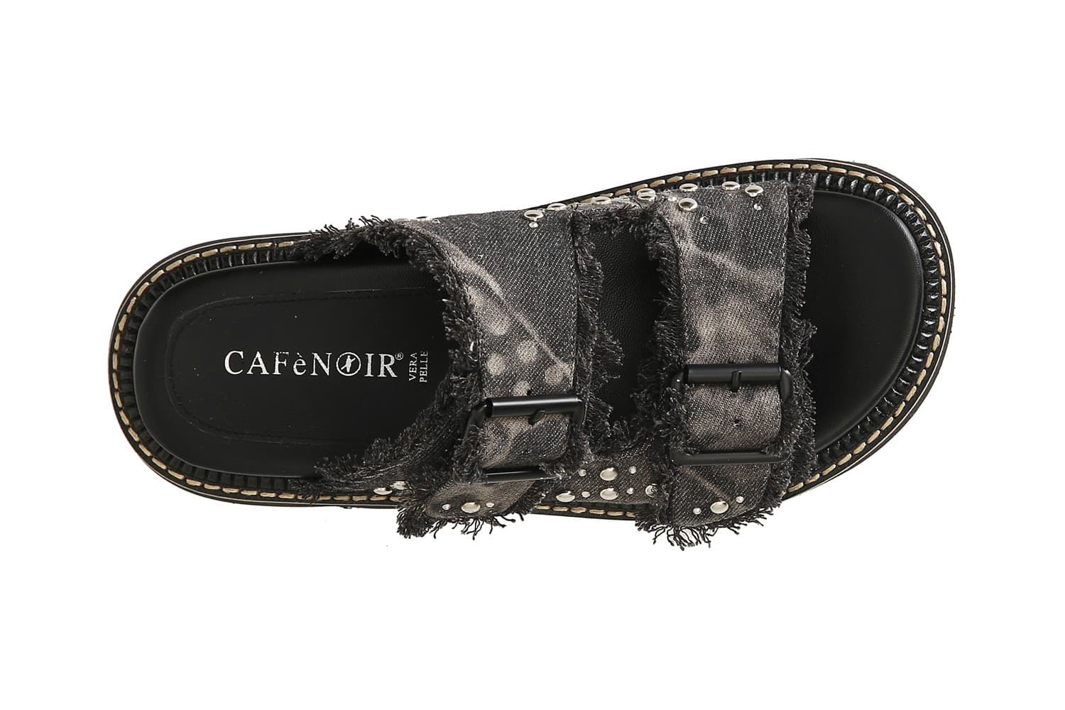 CIABATTA DENIM DOPPIA FIBBIA - 6