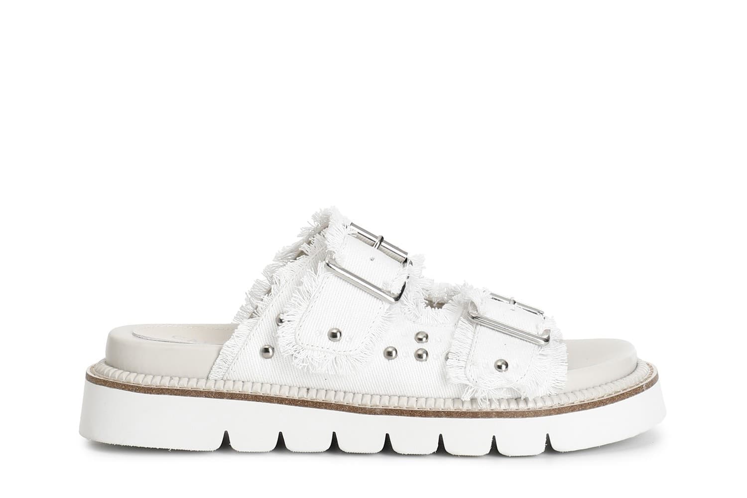 CIABATTA DENIM DOPPIA FIBBIA - 7