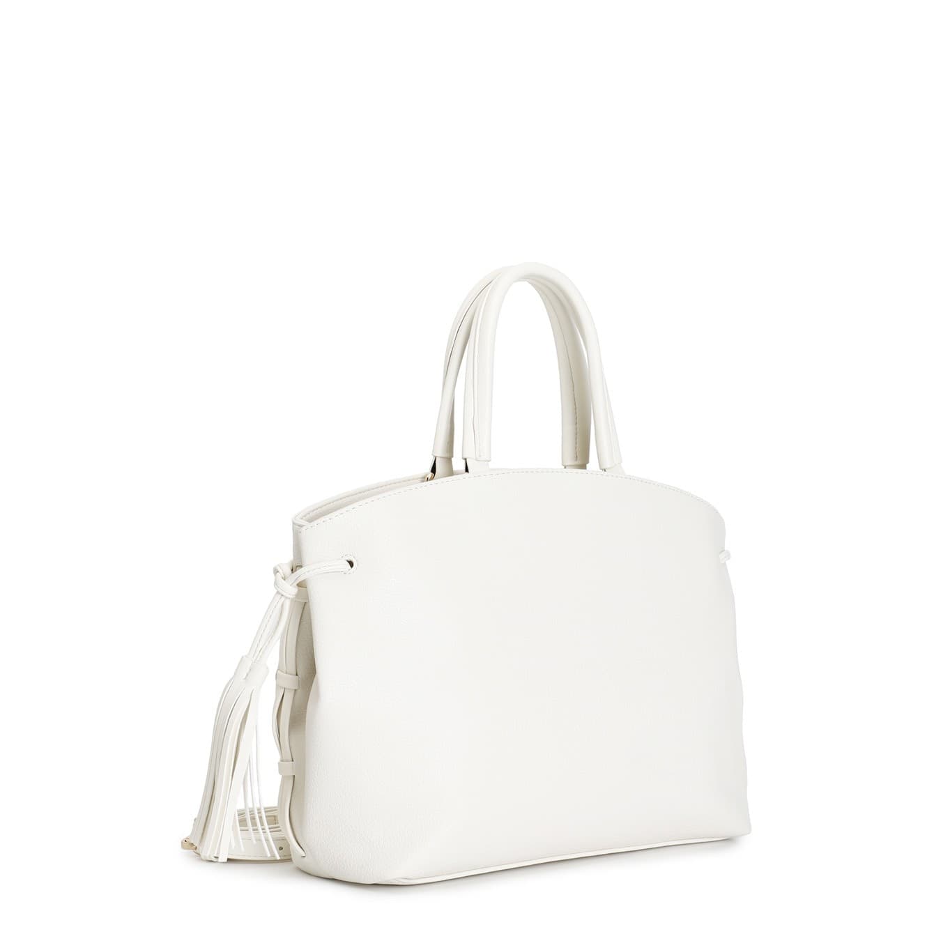 TOTE CON INFILATURA DI MIGNON, FIANCHI INCRESPATI CON NODO E NAPPINA - 2