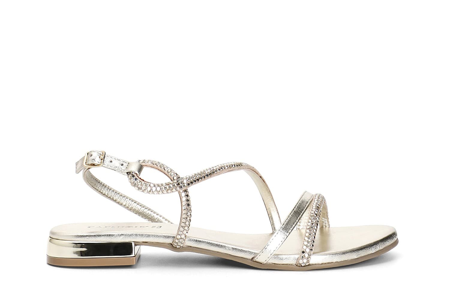 SANDALO ASIMMETRICO CON STRASS TERMOSALDATI - 7